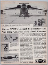 1955 Clifford Manufacturing Aviation Ad Martin XP6M P6M Seamaster barco voador comprar usado  Enviando para Brazil