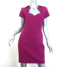 Usado, Vestido justo Roland Mouret Myrtha dobrado lã fúcsia crepe tamanho EUA 8 comprar usado  Enviando para Brazil