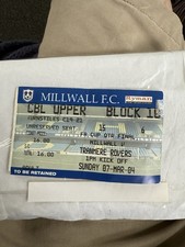 Millwall tranmere 2004 for sale  HERNE BAY