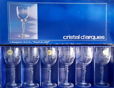 Cristal arques verres d'occasion  Longuenesse