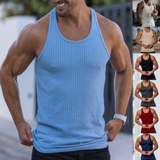 Mens bodybuilding vest for sale  UK