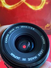 Lente Canon FD 28mm f/2.8 Prime montagem EF vidro limpo excelente estado comprar usado  Enviando para Brazil