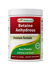 Usado, O Melhor Naturals betaína anidro trimethylglycine Em Pó 1 Libra comprar usado  Enviando para Brazil