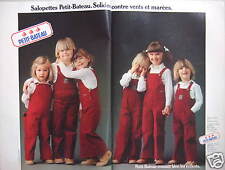 Publicité salopettes petit d'occasion  Compiègne