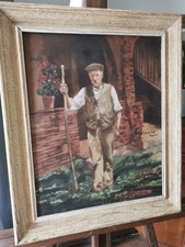 Tableau ancien huile d'occasion  Carros