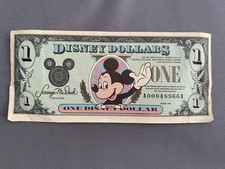 Disney dollars note for sale  ELLESMERE