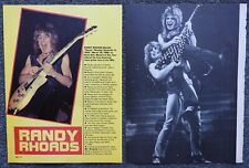 Randy rhoads clippings for sale  HALESOWEN