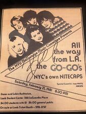 Belinda carlisle 1981 for sale  Redmond