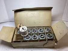 Caixa vintage de 10 soquetes sem chave de porcelana Leviton 660w 250v novo na caixa, usado comprar usado  Enviando para Brazil