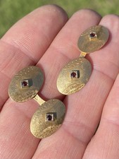 18k gold cufflinks for sale  UK