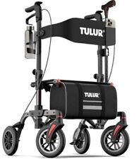Andador de Andador Externo TULUR com Assento, Andador Todo Terreno Pré-Instalado, Rolo... comprar usado  Enviando para Brazil