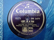 LAYTON & JOHNSTONE - Lost In A Fog / TURNER LAYTON - Soon 78 rpm disc, usado comprar usado  Enviando para Brazil