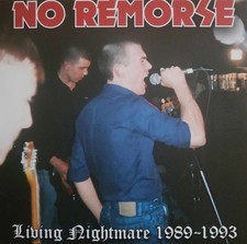 No Remorse LP vinyl living nightmare 1989-1993 British Oi! slight corner ding. comprar usado  Enviando para Brazil