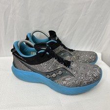 Tênis de corrida Saucony Kinvara 14 masculino 12 cinza azul malha leve comprar usado  Enviando para Brazil