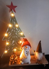 Weihnachtsbaum schneemann ski gebraucht kaufen  Allersberg
