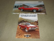 1972 chevelle brochure for sale  Greencastle