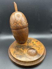 Antique treen acorn for sale  STAMFORD
