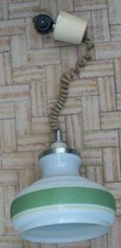 Vintage lampadario vetro usato  Italia