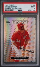 2013 Finest Bryce Harper refrator laranja /99 #100 PSA 9 LOW POP comprar usado  Enviando para Brazil