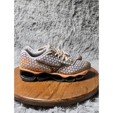 Tênis de corrida MIZUNO feminino tamanho 8 Wave Prophecy 3 hexagonal roxo laranja J1GD140008 comprar usado  Enviando para Brazil