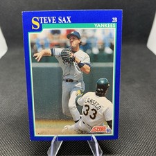 Cartão de beisebol 1991 Score Steve Sax New York Yankees #32 comprar usado  Enviando para Brazil