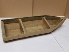 Mini barco vintage feito à mão de madeira comprar usado  Enviando para Brazil