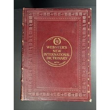 Usado, 1928 Webster New International Dictionary Pristine Condition -Visual Description comprar usado  Enviando para Brazil