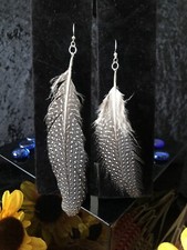 Guinea feather earrings for sale  Lawrence