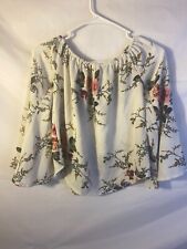 womens top m white boho for sale  Decatur