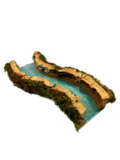 Fiume 10x22x3h ruscello usato  Napoli