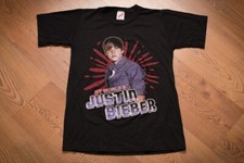 Camiseta Justin Bieber My World 2.0, XS, Original 2010 Pop CD Álbum Gráfico comprar usado  Enviando para Brazil
