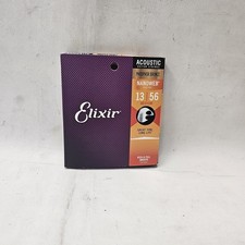 Usado, CORDAS DE VIOLÃO ACÚSTICO ELIXIR BRONZE FÓSFORO 13 _ 56 MÉDIO  comprar usado  Enviando para Brazil