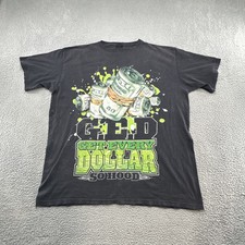 Camiseta Rara Vintage Get Every Dollar GED So Hood Anos 90 Anos 2000 Preta 4XL Single Sti comprar usado  Enviando para Brazil