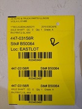 Passenger right axle for sale  Viola