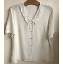 Cream vintage lace for sale  ASHTON-UNDER-LYNE