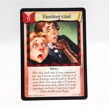 Jogo de cartas Harry Potter feitiço de vidro desaparecendo TCG 71/116 VINTAGE 2001 comprar usado  Enviando para Brazil