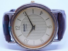 Reloj analógico de cuarzo de cuero genuino Branzi para dama, usado segunda mano  Embacar hacia Mexico