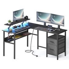 Bureau informatique black d'occasion  Bordeaux-