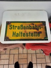 Altes emailschild straßenbahn gebraucht kaufen  Berlin