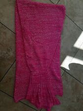 Pink mermaid blanket for sale  HYDE