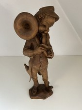Bläser holzfigur handgeschnit gebraucht kaufen  Memmingerberg