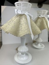 Vintage pair lamps for sale  Drain