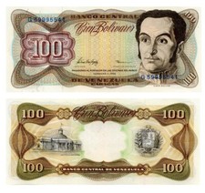 Venezuela 100 bolivares usato  Vilminore di Scalve