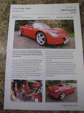2002 vauxhall vx220 for sale  BRISTOL