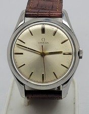 VINTAGE OMEGA MILITAR OVERSIZED MECÂNICO CAL 283 MASCULINO 36MM REF 2504-7 comprar usado  Enviando para Brazil