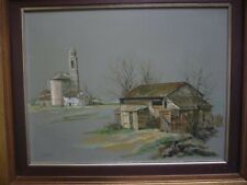 Quadro paesaggio borgo usato  Ragalna