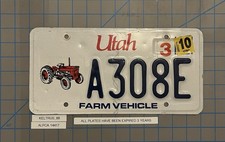2010 utah license for sale  Dorchester