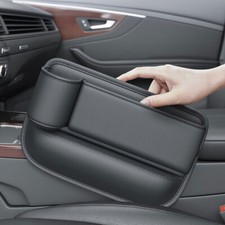 1x Caixa de Armazenamento de Assento de Couro Pu Porta-Copo Organizador Acessórios Interiores de Carro comprar usado  Enviando para Brazil