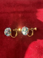 Vintage rhinestone earrings d'occasion  Expédié en Belgium