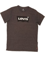 Camiseta masculina gráfica LEVI'S grande cinza algodão DK40 comprar usado  Enviando para Brazil